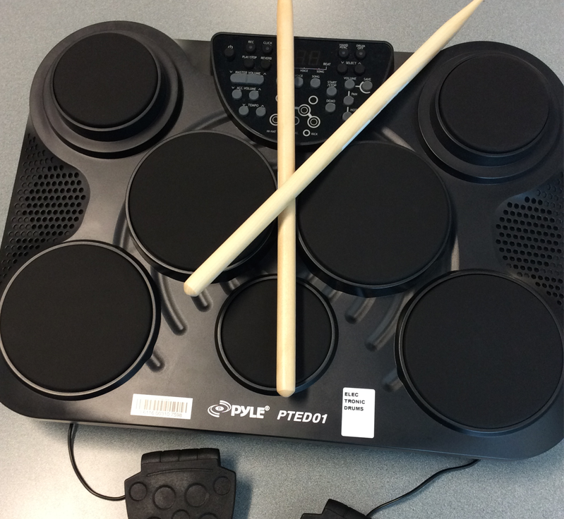 New: electronic drum kit