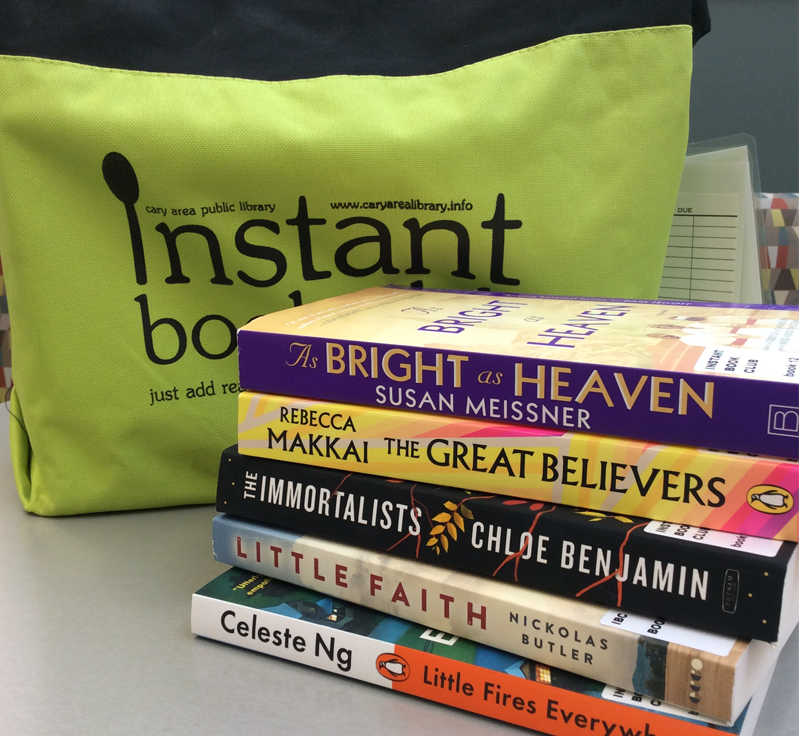 New Instant Book Club titles